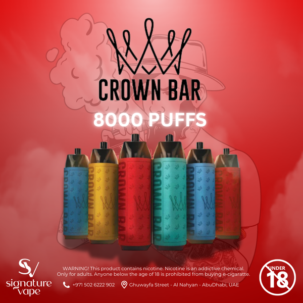 AL FAKHER CROWN BAR DTL 8000 PUFFS