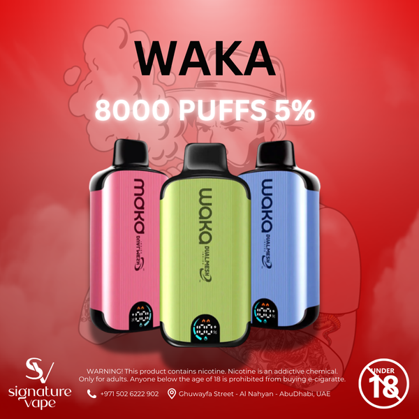 WAKA 8000 PUFFS 5%