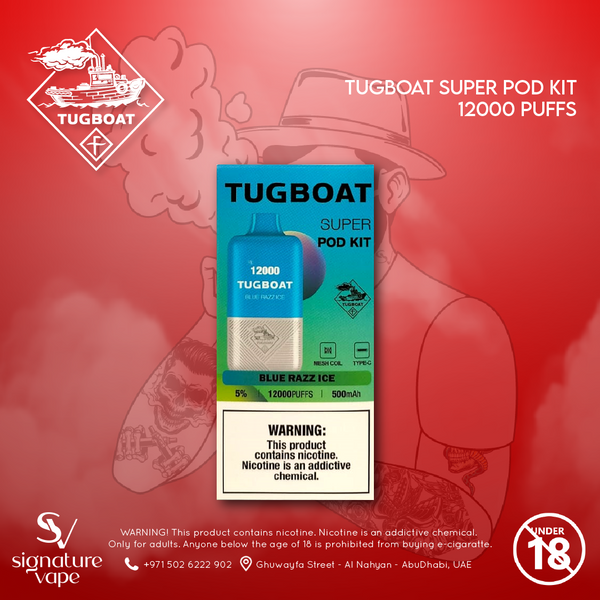 TUGBOAT SUPER 12000 PUFFS 5%