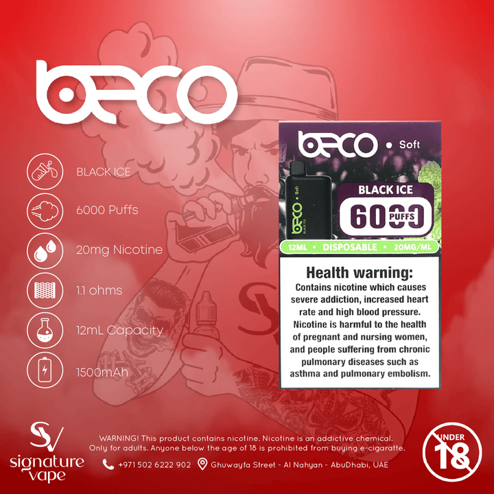 Beco Soft 6000 20mg UAE - signature vape