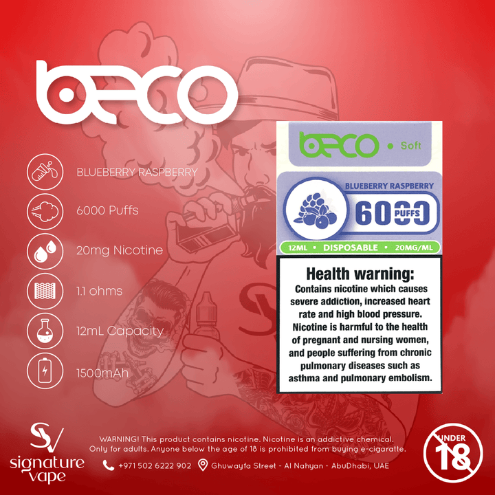 Beco Soft 6000 20mg UAE - signature vape