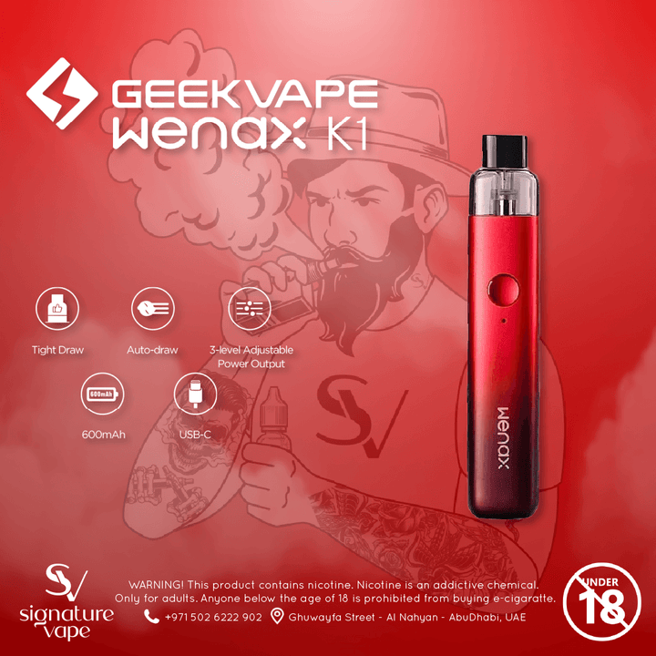 Geek Vape Wenax K1 600Mah UAE - signature vape