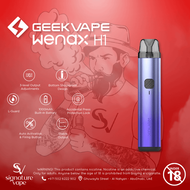 Geek Vape Wenax H1 UAE - signature vape