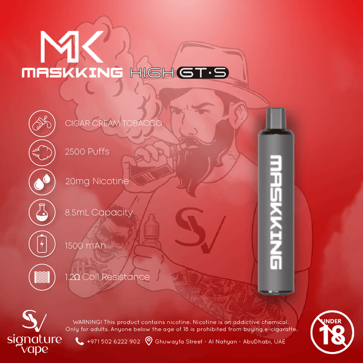 MASKKING 2500 UAE - signature vape