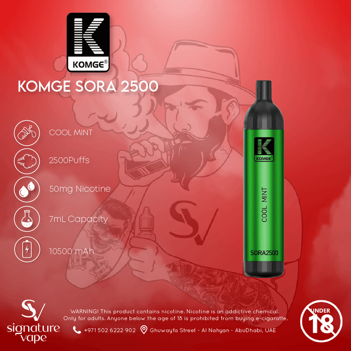 KOMGE SORA 2500 UAE - signature vape