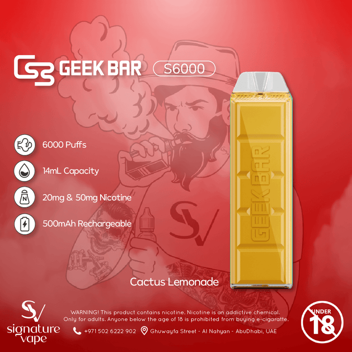 GEEKBAR 3000 UAE - signature vape