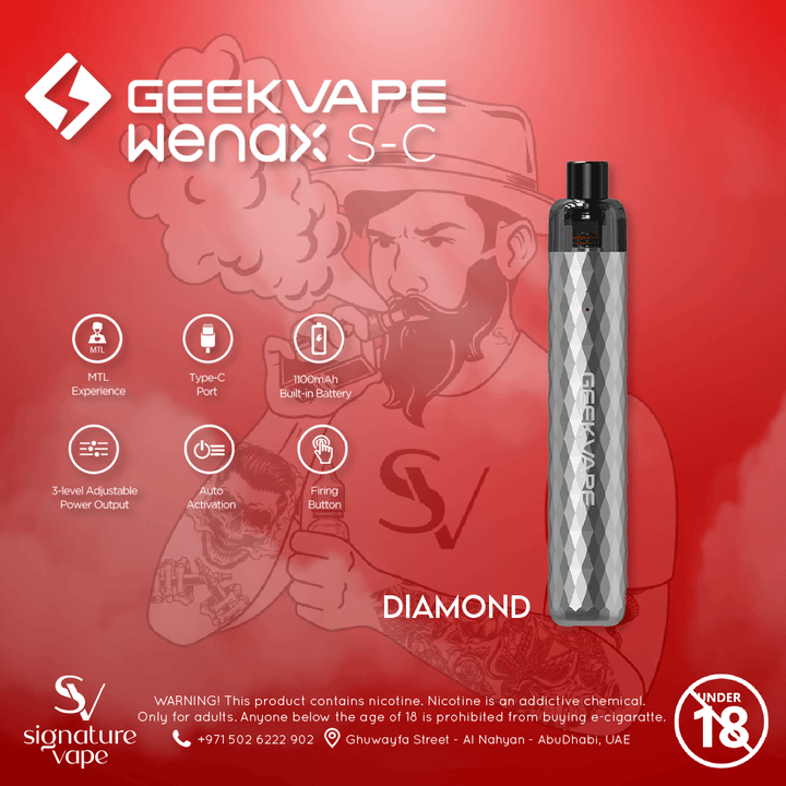 Geek Vape Wenax SC 1100Mah UAE - signature vape