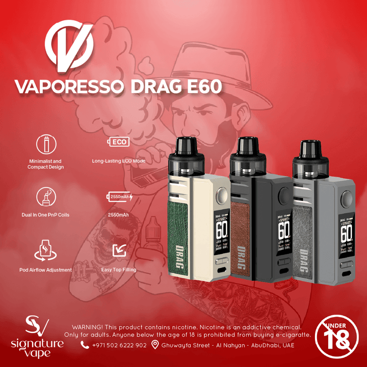 Voo poo Drag E60 UAE - signature vape