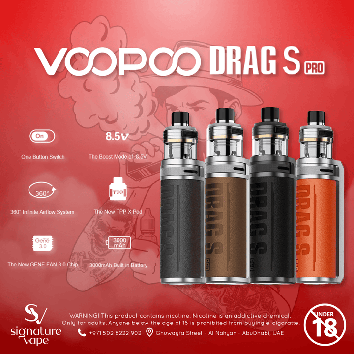 Voopoo Drag S Pro signature vape Voopoo Drag S Pro signature vape