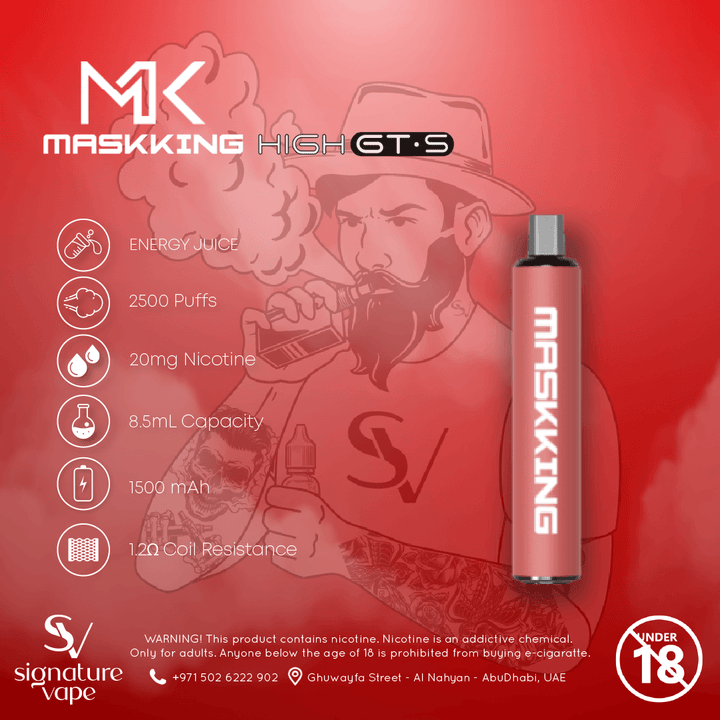 MASKKING 2500 UAE - signature vape