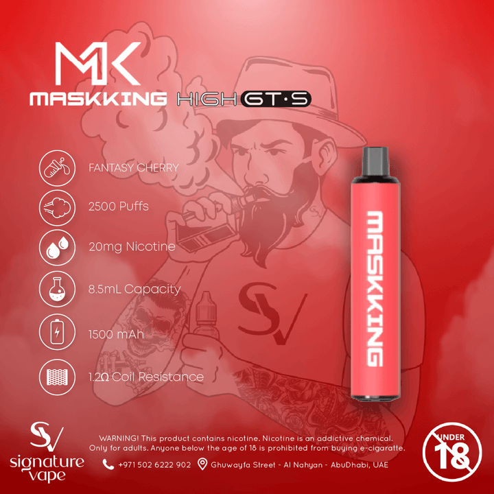 MASKKING 2500 UAE - signature vape