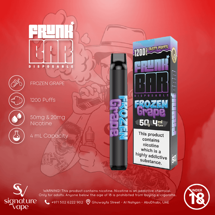 FRUNK BAR 1200 UAE - signature vape