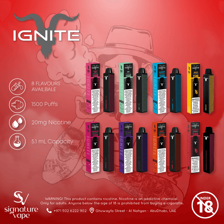IGNITE 1500 UAE - signature vape