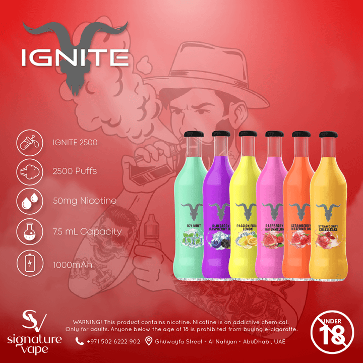 IGNITE 2500 UAE - signature vape