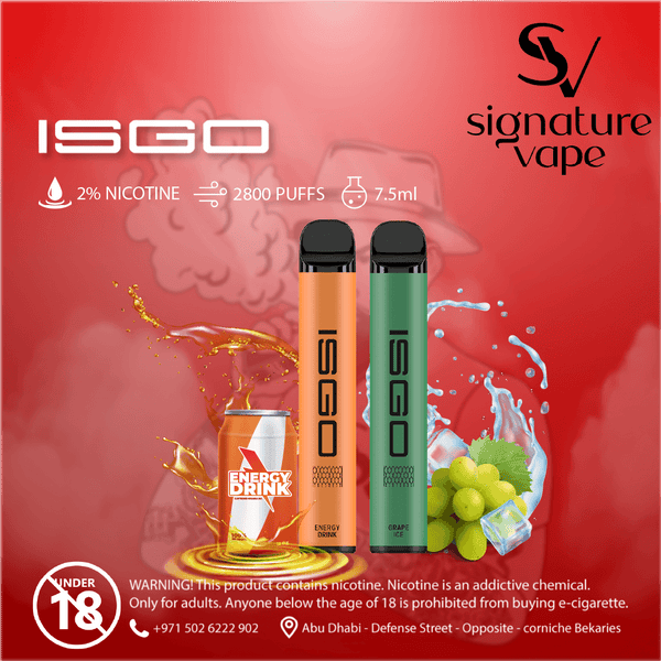 ISGO VEGAS 2800 UAE - signature vape