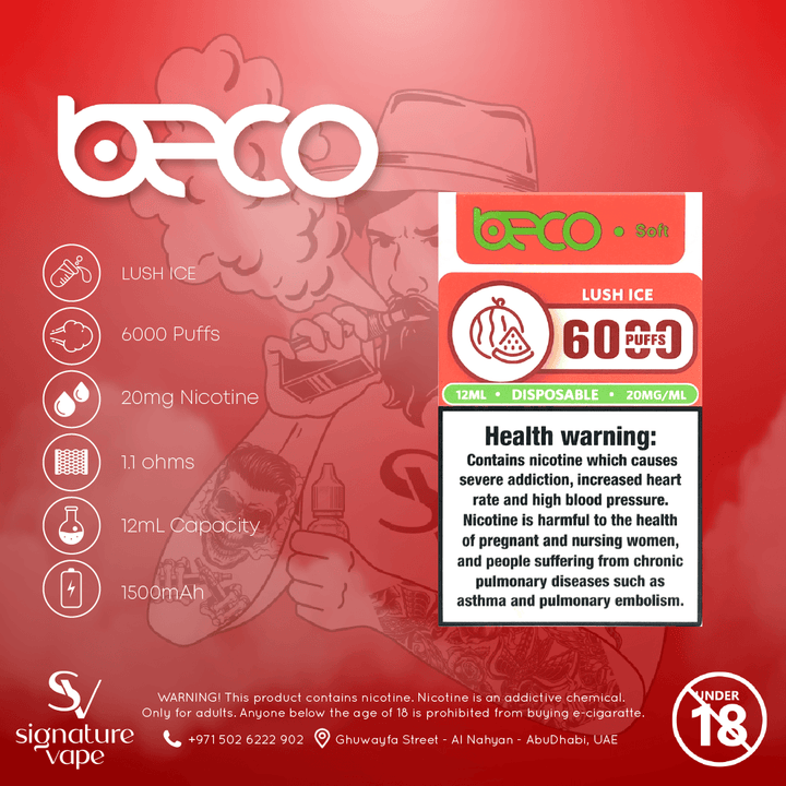 Beco Soft 6000 20mg UAE - signature vape