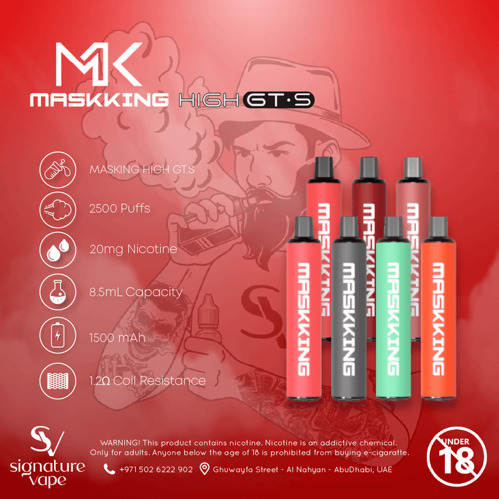 MASKKING 2500 UAE - signature vape