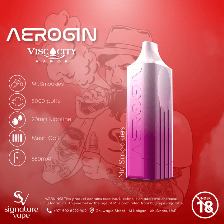 AEROGIN 8000 2mg UAE - signature vape