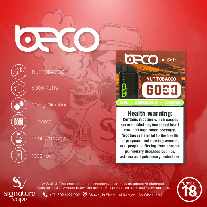 Beco Soft 6000 20mg UAE - signature vape