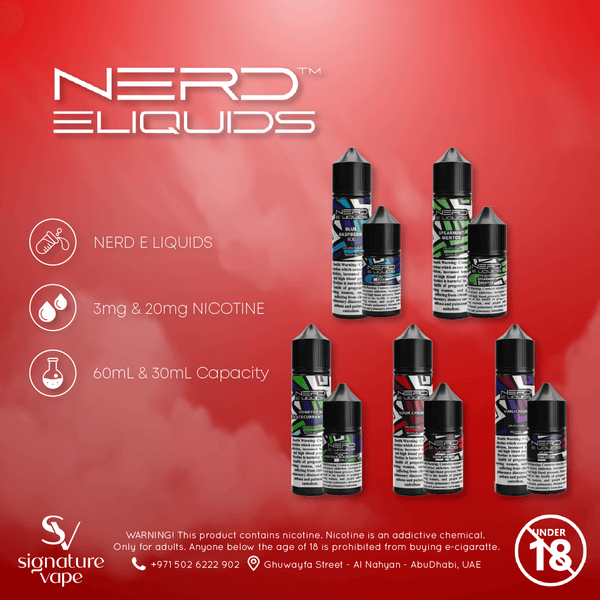 Nerd Eliquids UAE - signature vape