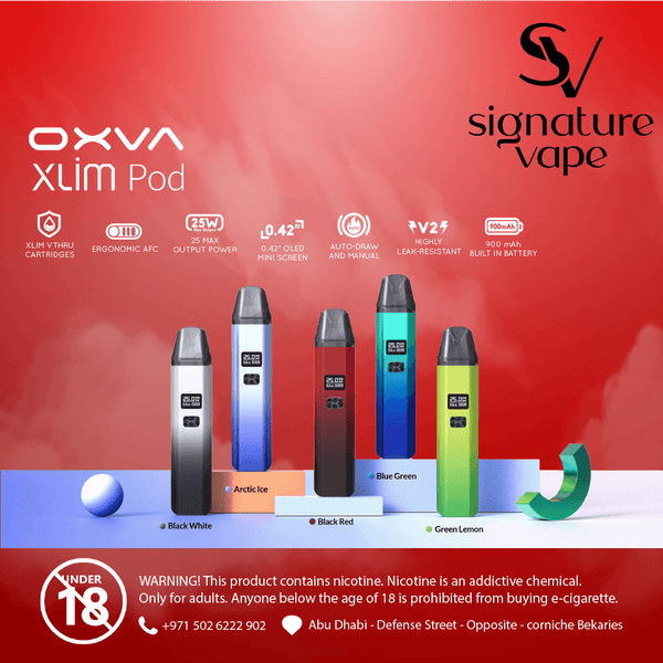 Oxva Xlim Kit UAE - signature vape