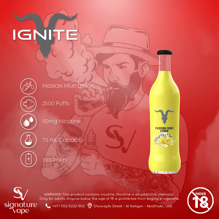 IGNITE 2500 UAE - signature vape