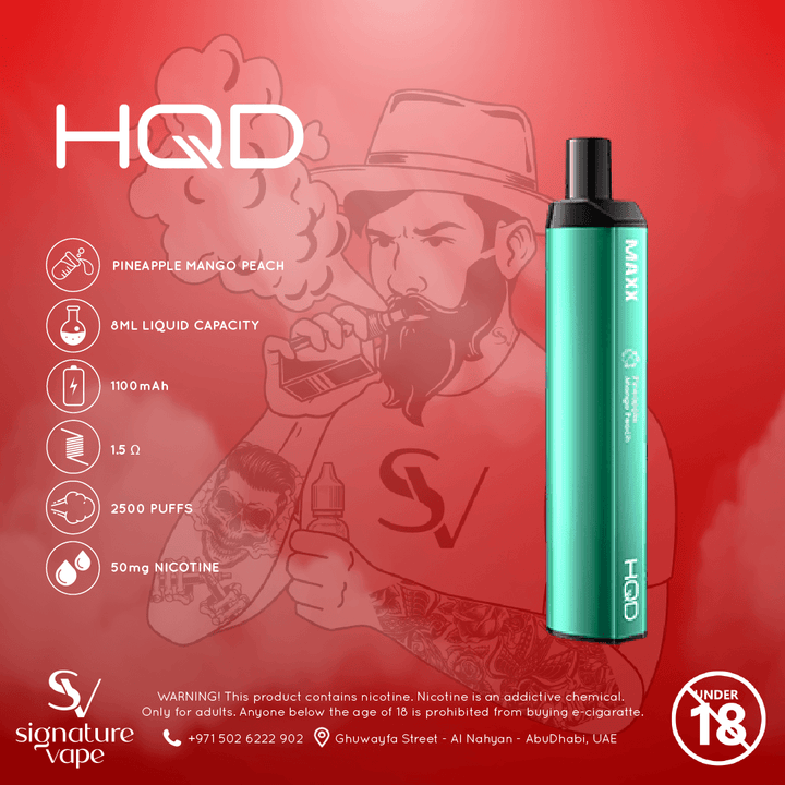 HQD 2500 UAE - signature vape