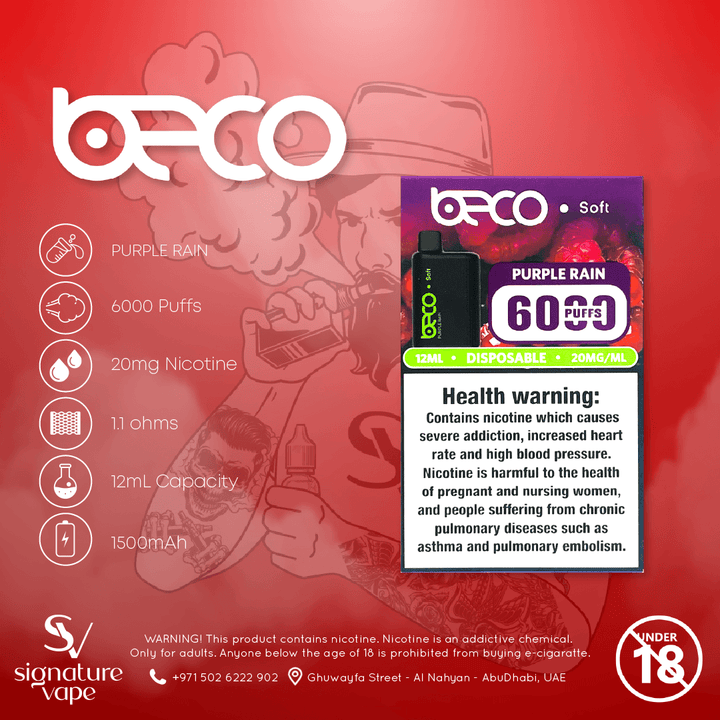 Beco Soft 6000 20mg UAE - signature vape