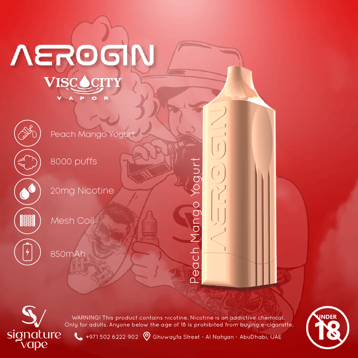 AEROGIN 8000 2mg UAE - signature vape