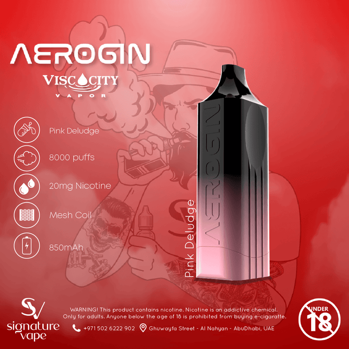 AEROGIN 8000 2mg UAE - signature vape