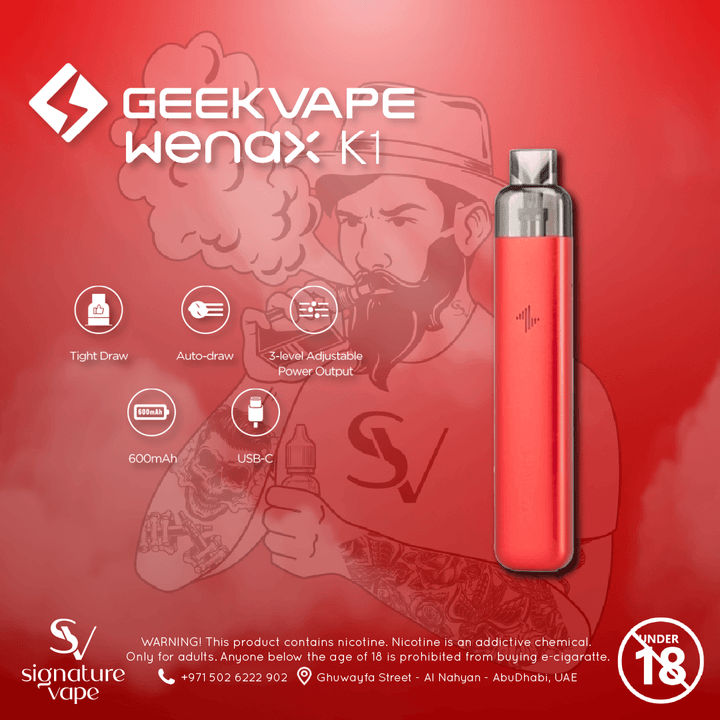 Geek Vape Wenax K1 Se 600Mah UAE - signature vape