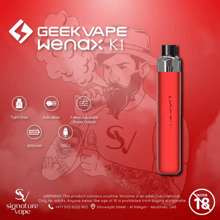 Geek Vape Wenax K1 600Mah UAE - signature vape