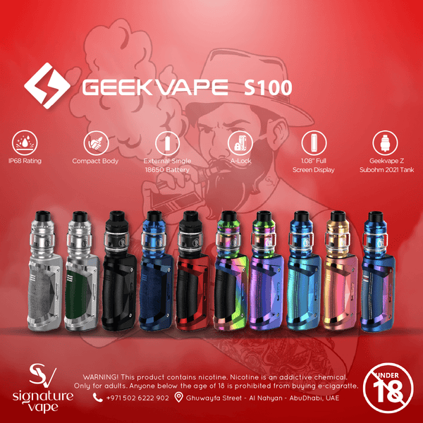 Geek Vape S100 UAE - signature vape