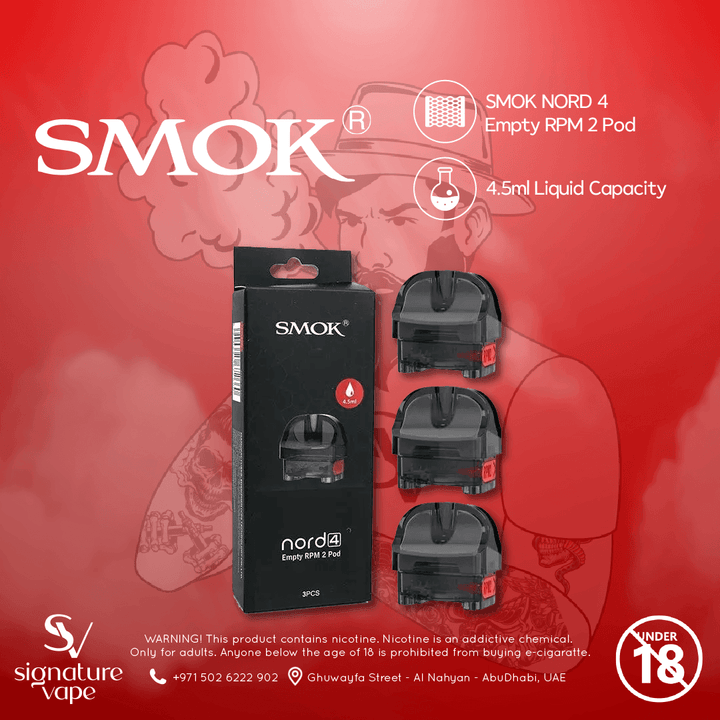 SMOK NORD 4 Empty RPM 2 Pod UAE - signature vape