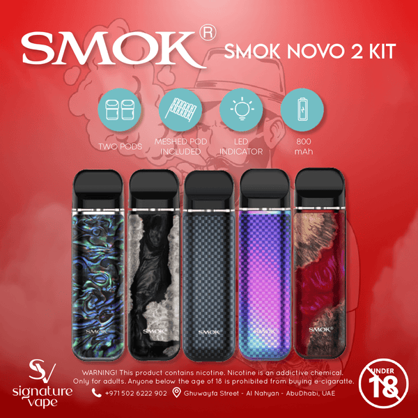 SMOK NOVO 2 Kit UAE - signature vape