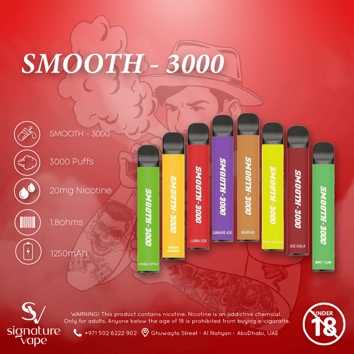 SMOOTH 3000 UAE - signature vape