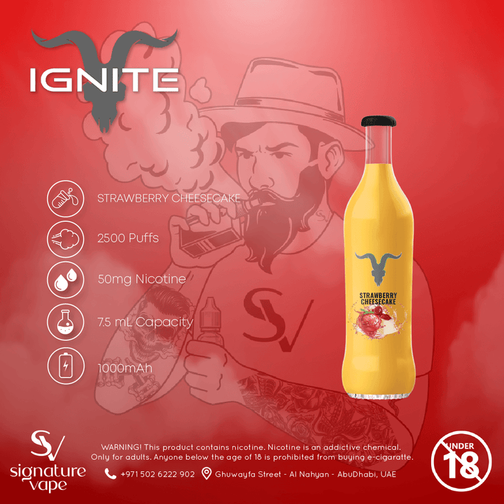 IGNITE 2500 UAE - signature vape