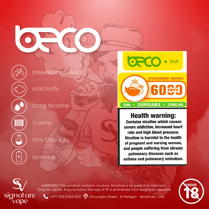 Beco Soft 6000 20mg UAE - signature vape