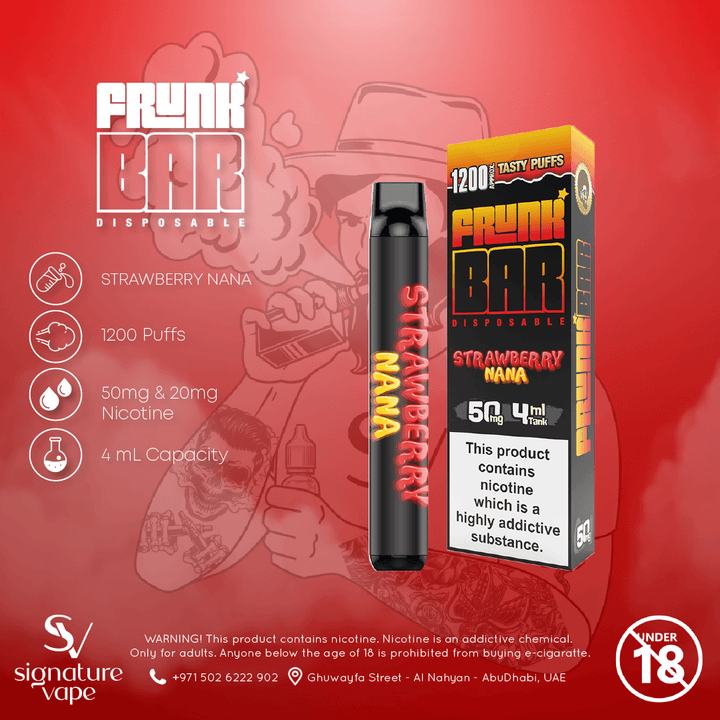 FRUNK BAR 1200 UAE - signature vape