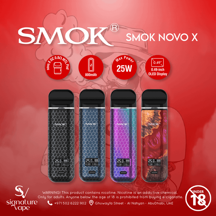 Smok Novo X UAE - signature vape