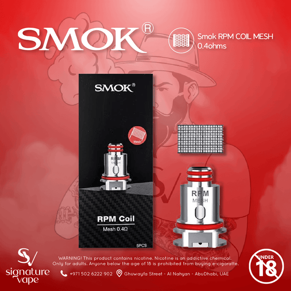 Smok RPM COIL MESH UAE - signature vape