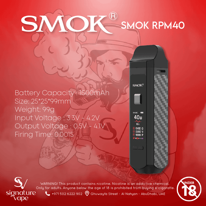 Smok Rpm40 UAE - signature vape