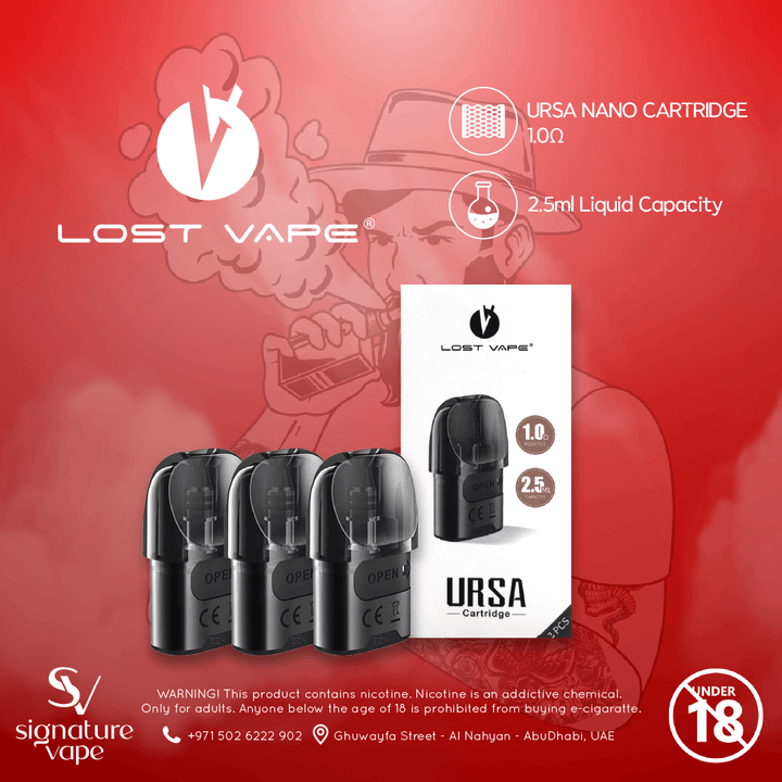 LOST VAPE Ursa Nano Cartridge UAE - signature vape