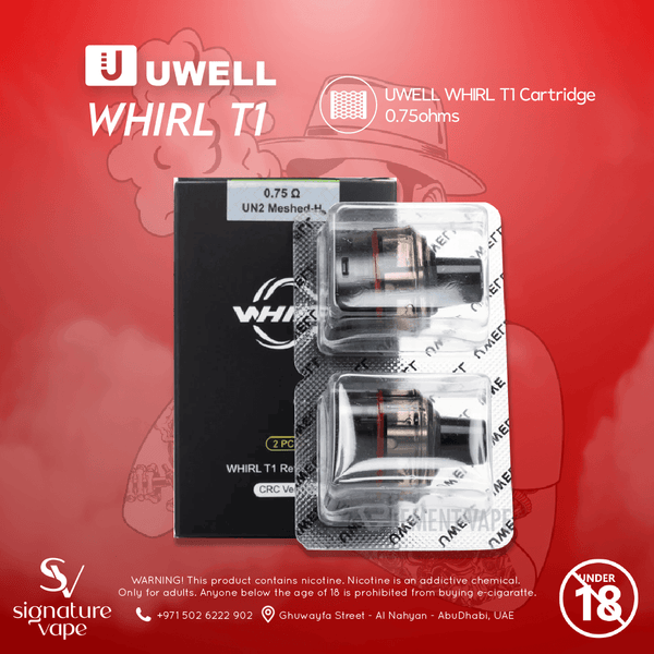 UWELL WHIRL T1 Cartridge UAE - signature vape