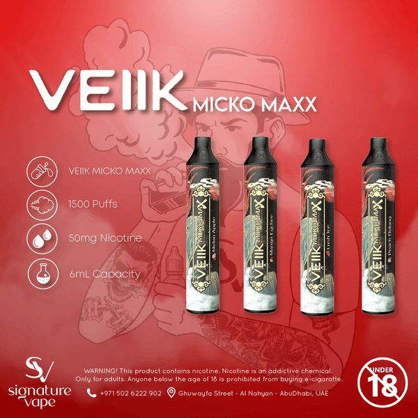 VEIIK MICKO MAX 1500 UAE - signature vape