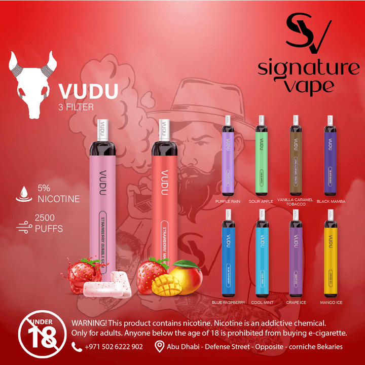 VUDU 2500 UAE - signature vape