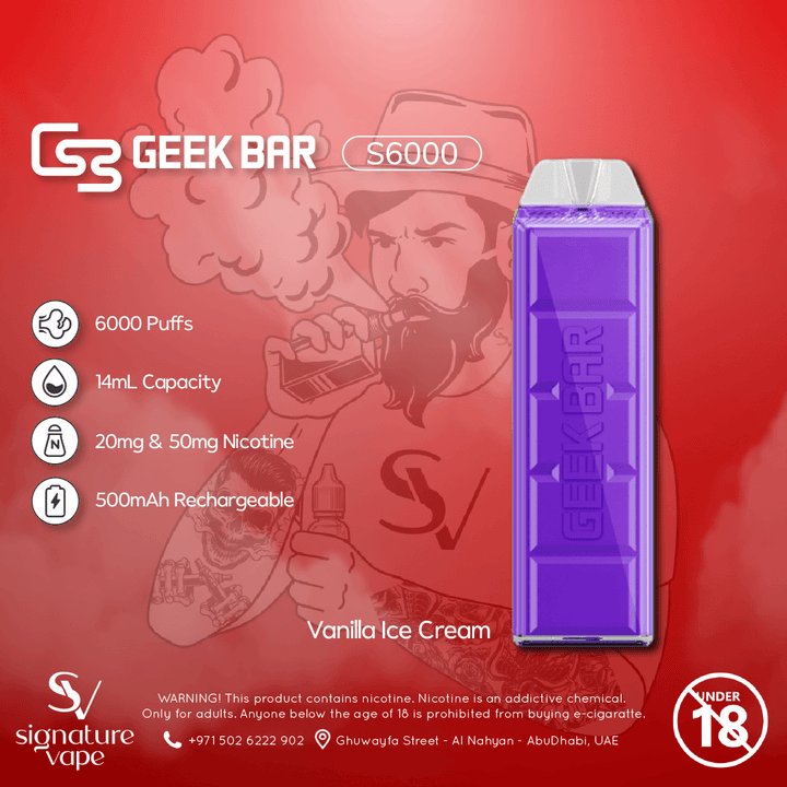 GEEKBAR 3000 UAE - signature vape