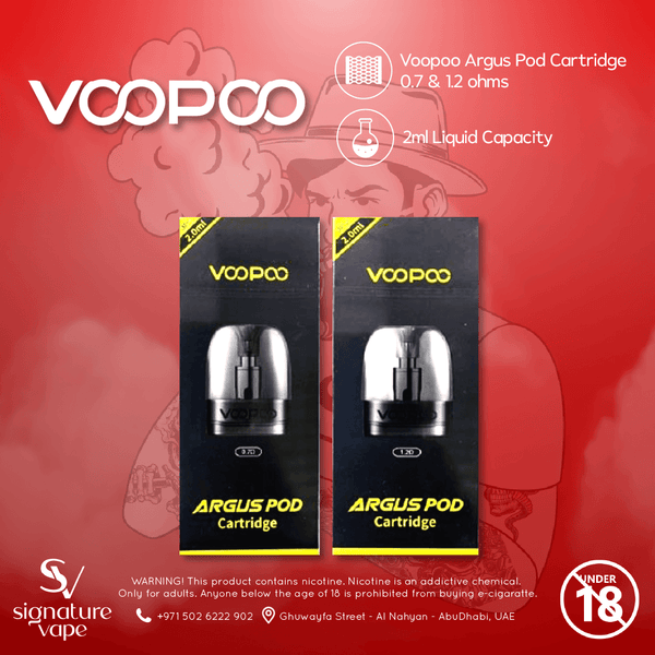 Voopoo Argus Pod Cartridge UAE - signature vape