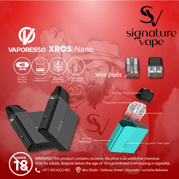 Vaporesso XROS Nano Kit UAE - signature vape