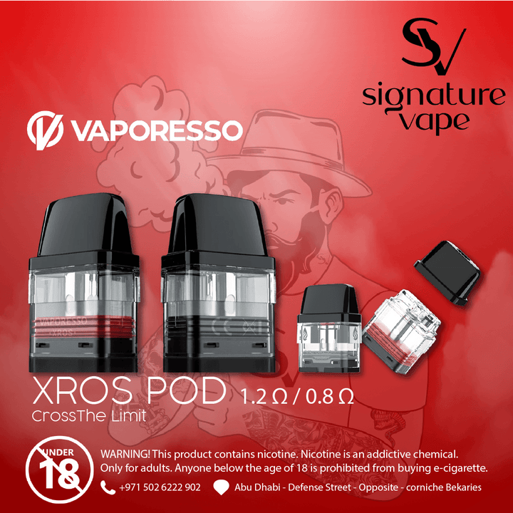 Vaporesso XROS series Mesh Pod 4PCS UAE - signature vape